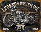 Legends - Never Die Emaille bord