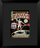 Marvel Comics Retro: Silver Surfer Comic Book Cover 1, Origin Framed Giclee Print