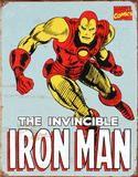 Iron Man Retro Blikskilt Iron Man Retro Blikskilt