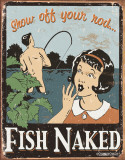 Schonberg - Fish Naked Blikskilt