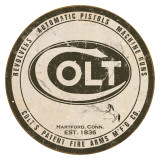 Colt - Round Logo Blechschild