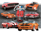 Camaro 40th Anniversary Tin Sign