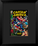 Marvel Comics Retro: Captain America Comic Book Cover 112, Album Issue! Framed Giclee Print