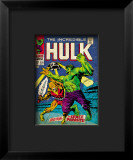 Marvel Comics Retro: The Incredible Hulk Comic Book Cover 103, with the Space Parasite Framed Giclee Print