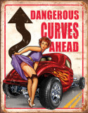 Legends - Dangerous Curves Placa de lata