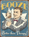 Schonberg - Booze Therapy Blikskilt