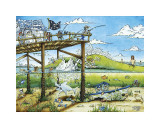 Gnarly Cross Section Lámina giclée por BOGY (Aaron Bogushefsky) Gnarly Cross Section Lámina giclée por BOGY (Aaron Bogushefsky)