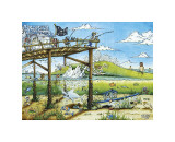 Gnarly Cross Section Giclee-trykk av BOGY (Aaron Bogushefsky)