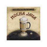Affiche Mocha - Java reproduction procédé giclée par Lisa Audit