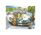 Lip Grind Giclee Print by BOGY (Aaron Bogushefsky) 