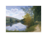 Path Along the River Giclee Print by Arzt 