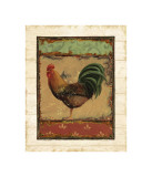 Rooster Portraits II Giclee Print by Daphne Brissonnet