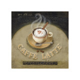 Café Latte Giclee Print by Lisa Audit
