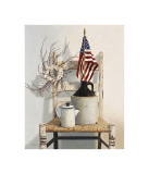 Silla con jarra y bandera Lámina giclée por Cecile Baird Silla con jarra y bandera Lámina giclée por Cecile Baird