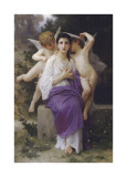 L'Eveil du Coeur Giclee-trykk av William Adolphe Bouguereau L'Eveil du Coeur Giclee-trykk av William Adolphe Bouguereau