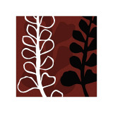 Maidenhair on Red Ground Giclee Print by Denise Duplock