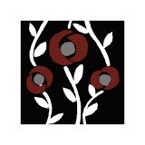 Fiori-Noir Lámina giclée por Denise Duplock