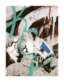 Aqua Tag III Lámina giclée por Jenny Kraft Aqua Tag III Lámina giclée por Jenny Kraft