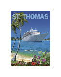Cruise St. Thomas Gicléedruk van Kem Mcnair Cruise St. Thomas Gicléedruk van Kem Mcnair