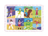 What's Your Favorite Hobby Giclee Print by Janell Genovese What's Your Favorite Hobby Giclee Print by Janell Genovese