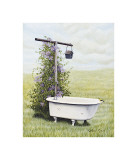 Baño de aves Lámina giclée por Kathleen Green