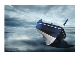 The Solitude of the Sea in Blue Impressão giclée por Carlos Casamayor