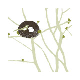 Erin Clark - Feathers and Twigs Digitálně vytištěná reprodukce Erin Clark - Feathers and Twigs Digitálně vytištěná reprodukce