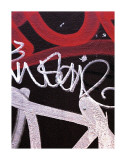Red Black Tag I Giclee Print by Jenny Kraft Red Black Tag I Giclee Print by Jenny Kraft