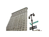 Flatiron Building with Lamp Giclee Print by Erin Clark