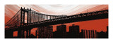 Manhattan Bridge Aura Lámina giclée por Erin Clark Manhattan Bridge Aura Lámina giclée por Erin Clark