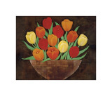 Tasteful Tulips Lámina giclée por R. Rafferty Tasteful Tulips Lámina giclée por R. Rafferty