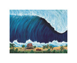 Shorebreak Giclee Print by Rick Romano