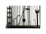 Golden Gate Bridge in Silhouette Lámina giclée por Christian Peacock