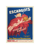 Escargots Menetrel Giclee Print