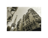 Eiffel Tower Street View, no. 2 Giclee Print by Christian Peacock