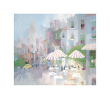 Place du Tertre reproduction procédé giclée par Albert Swayhoover