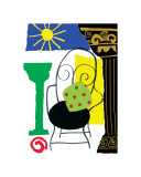 Capri Chair Giclee Print by Muriel Verger