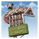 Suzy Cue's Game Room Lámina giclée por Anthony Ross Suzy Cue's Game Room Lámina giclée por Anthony Ross