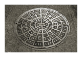 San Francisco Manhole Cover Giclee Print by Christian Peacock San Francisco Manhole Cover Giclee Print by Christian Peacock