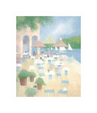 Déjeuner au Yatch Club reproduction procédé giclée par Albert Swayhoover