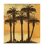 Island Sunset Lámina giclée por Karl Rattner