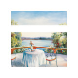 Summer Patio Giclee Print by David Weiss
