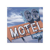 66 Motel Giclee Print by Anthony Ross