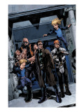X-Factor 200 Group: Richards, Franklin, Richards, Valeria, Madrox, Strong Guy and Shatterstar Prints by Ribic Esad