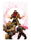 X-Men: The Times and Life of Lucas Bishop 3 Cover: Cable, Cyclops and Bishop Print by Ariel Olivetti