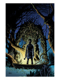 Man-Thing 3 Cover: Man-Thing, Mehr and Nathan Charging Print by Kyle Hotz