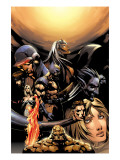 X-Men Fantastic Four 5 Cover: Cyclops, Thing, Colossus and Human Torch Posters by Pat Lee