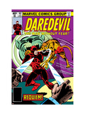 Daredevil 162 Cover: Daredevil Fighting Prints by Ditko Steve