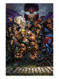 Ultimatum 3 Cover: Magneto, Sabretooth, Madrox, Mystique, Blob, Quicksilver and Lorelei Affiche par David Finch