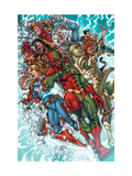 Avengers: The Initiative 19 Group: 3-D Man, American Dream and Komodo Affiches par Talibao Harvey
